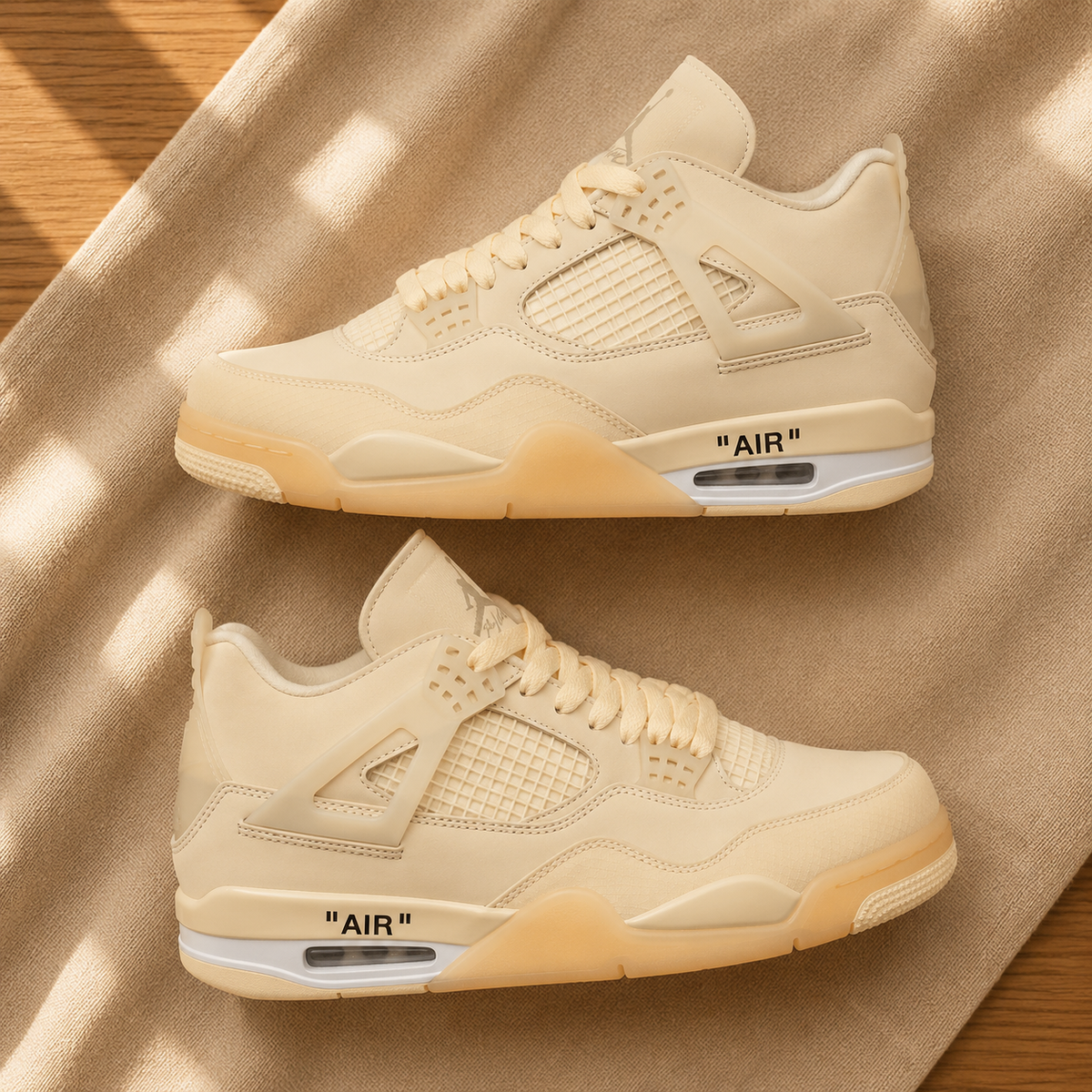 Retro 4 Off White