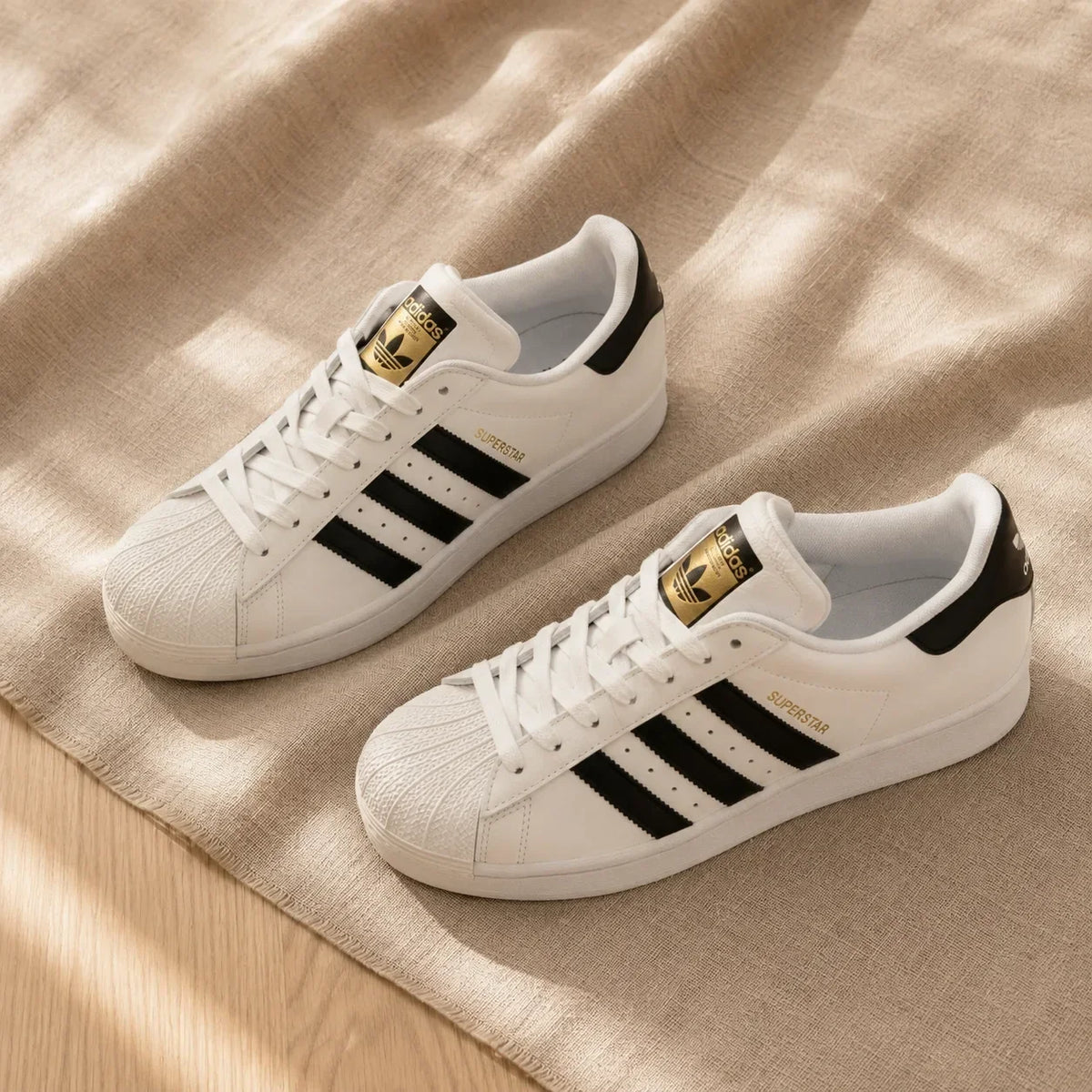 Superstar white black